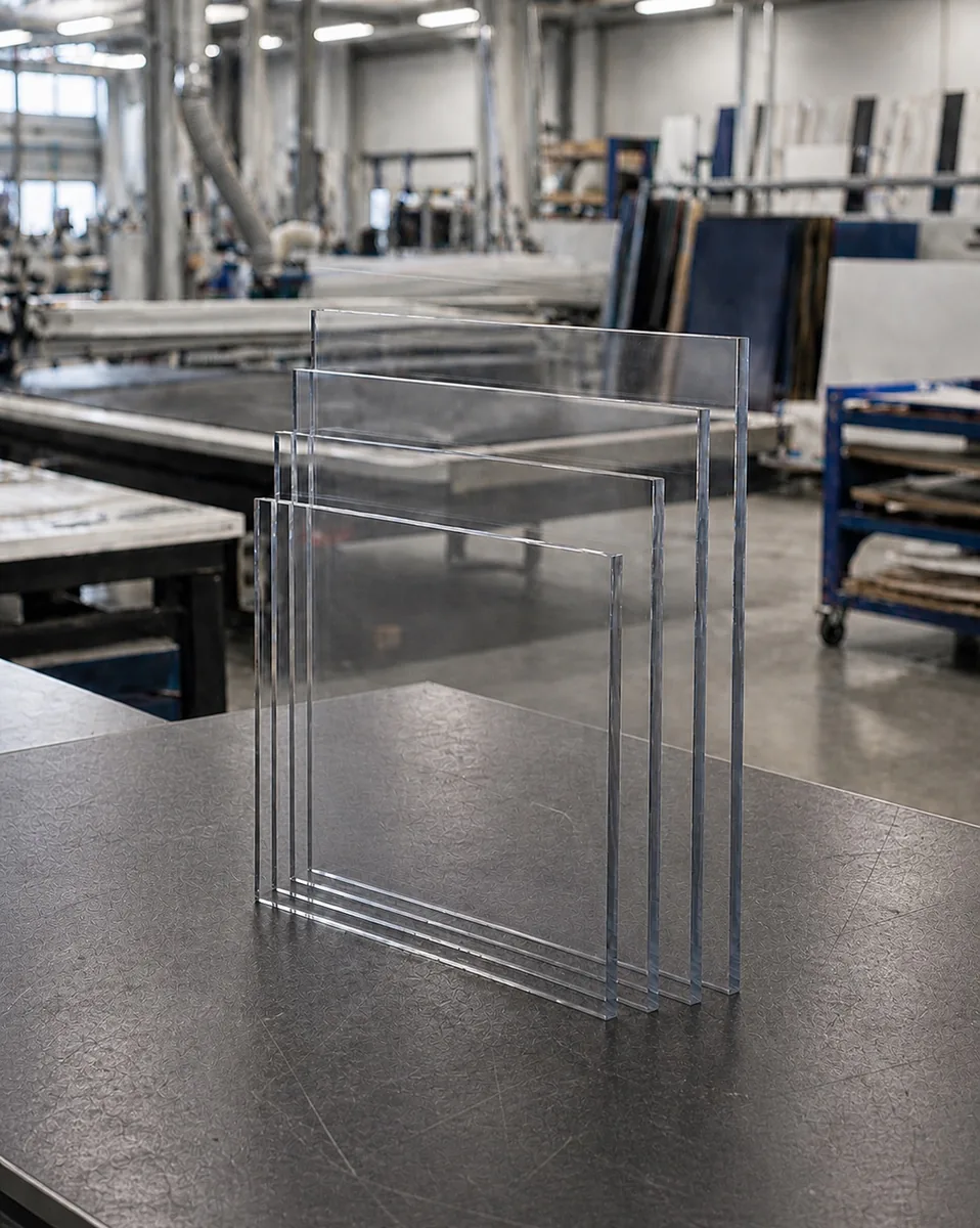 Polycarbonat farblos Platten – schlagfeste Kunststoffzuschnitte für Innen und Außen