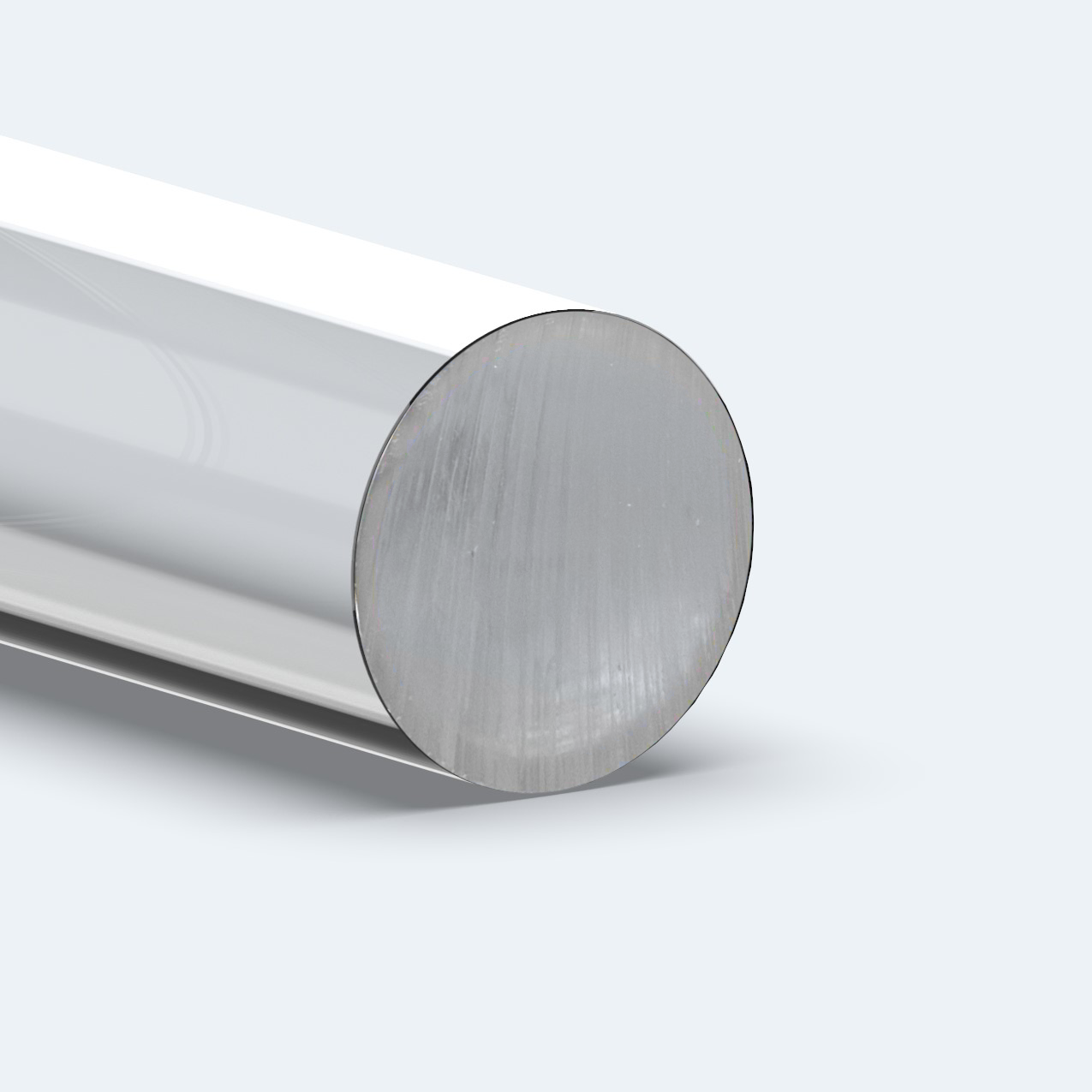 PLEXIGLAS®-Rundstab mit entgrateten Kopfseiten