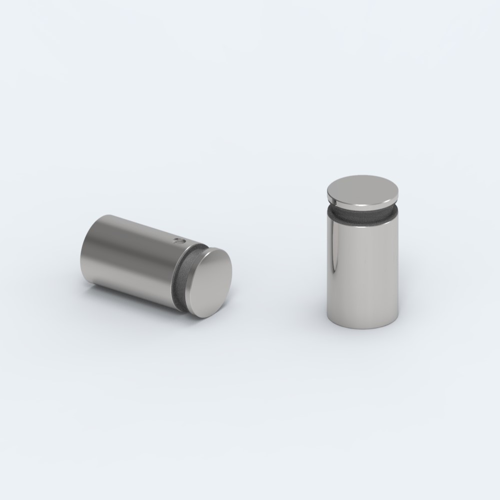 Edelstahl-Abstandshalter Ø 15 mm, verschließbar mit Inbus