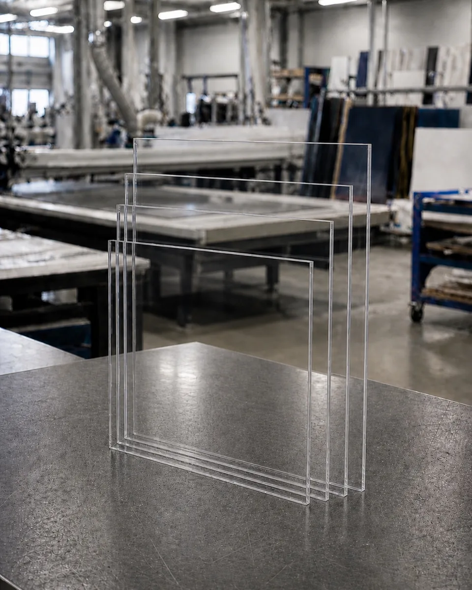 PLEXIGLAS® XT farblos Platten – Zuschnitte aus extrudiertem Acrylglas