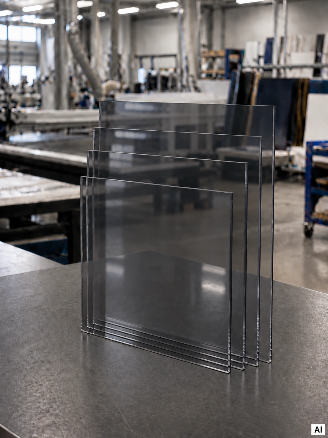 PLEXIGLAS® getönt grau 7C82 – Platte in Rauchglas-Optik