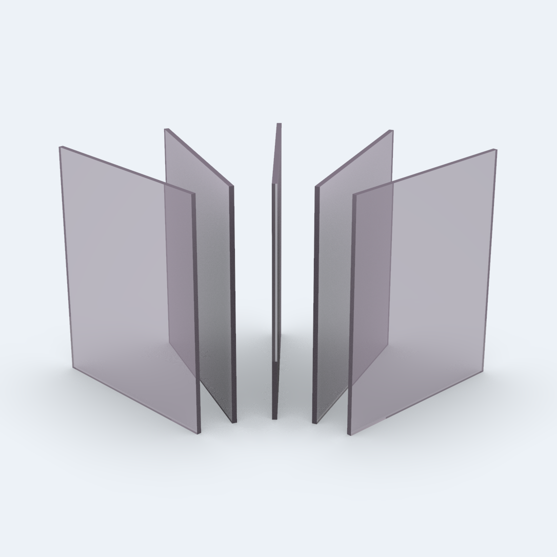 Getöntes PLEXIGLAS® als Zuschnitt nach Maß