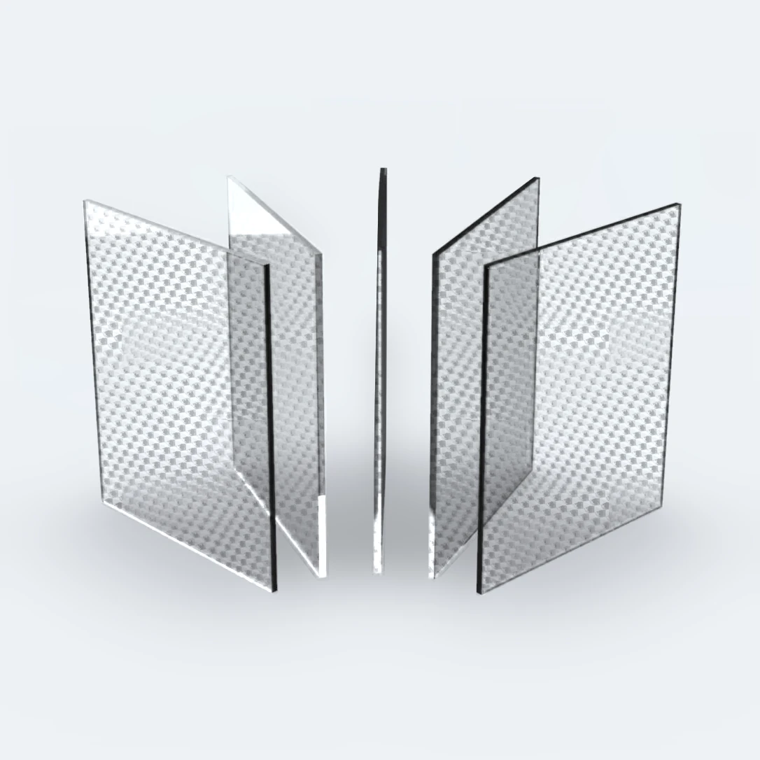 PLEXIGLAS® Textures farblos Wabe 0A000 W