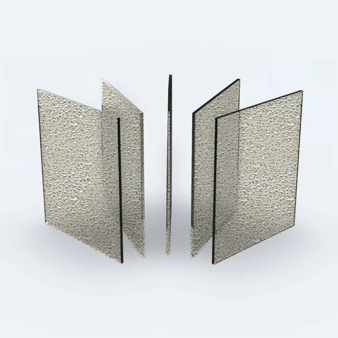 PLEXIGLAS® Textures braun Eiskristall 8A470 E