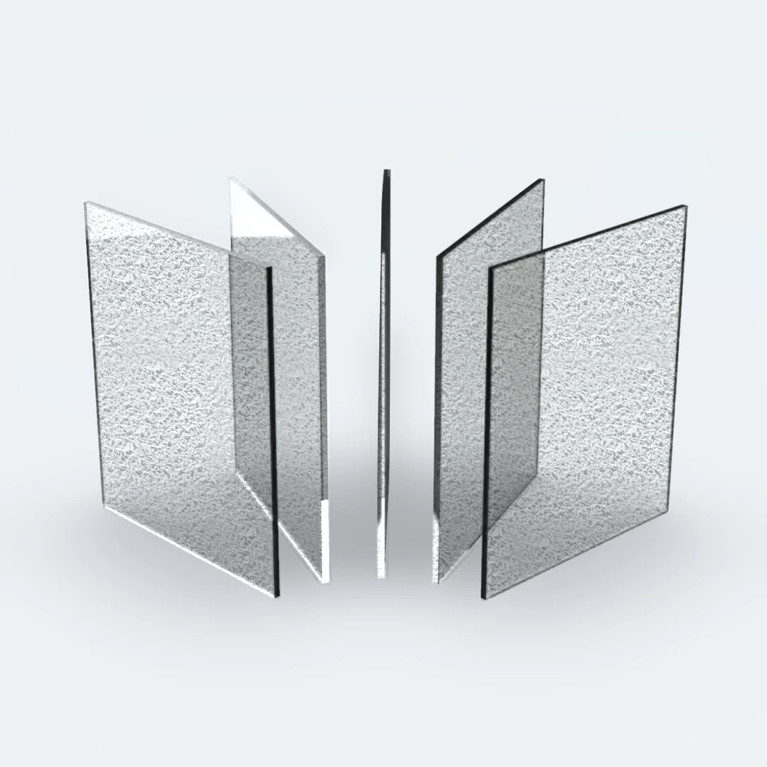 PLEXIGLAS® Textures farblos Eiskristall 0A000 E