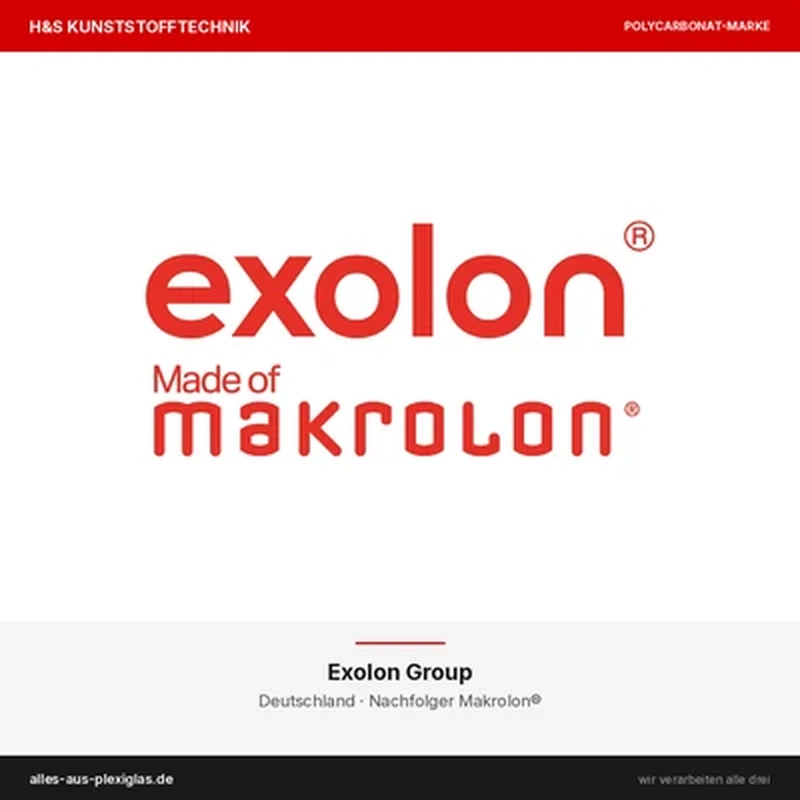 EXOLON® Polycarbonat-Platten — Marke der Exolon Group