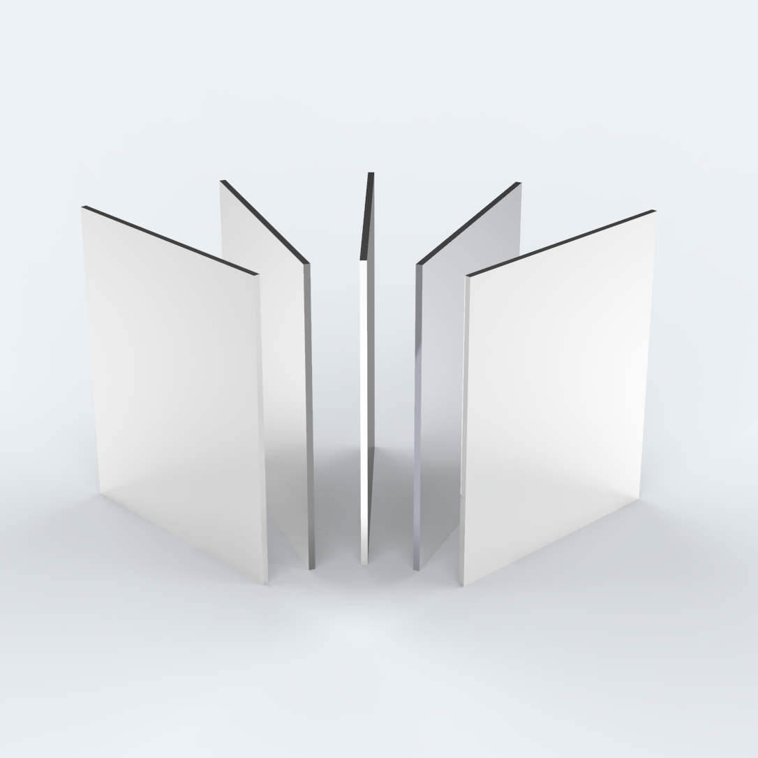 Acrylglas Spiegel silber nach Maß – 99,20 €/m²