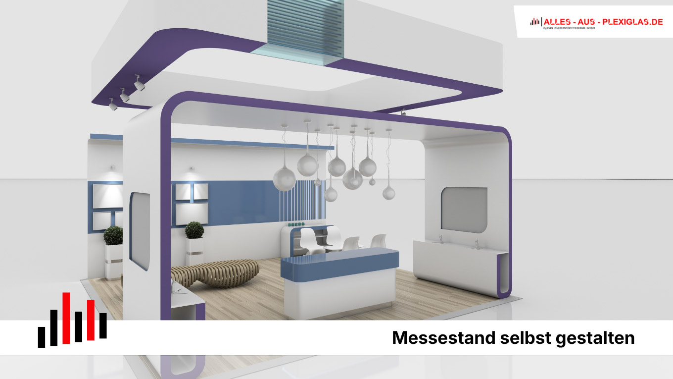 Individuelles Messestand-Design aus Acrylglas