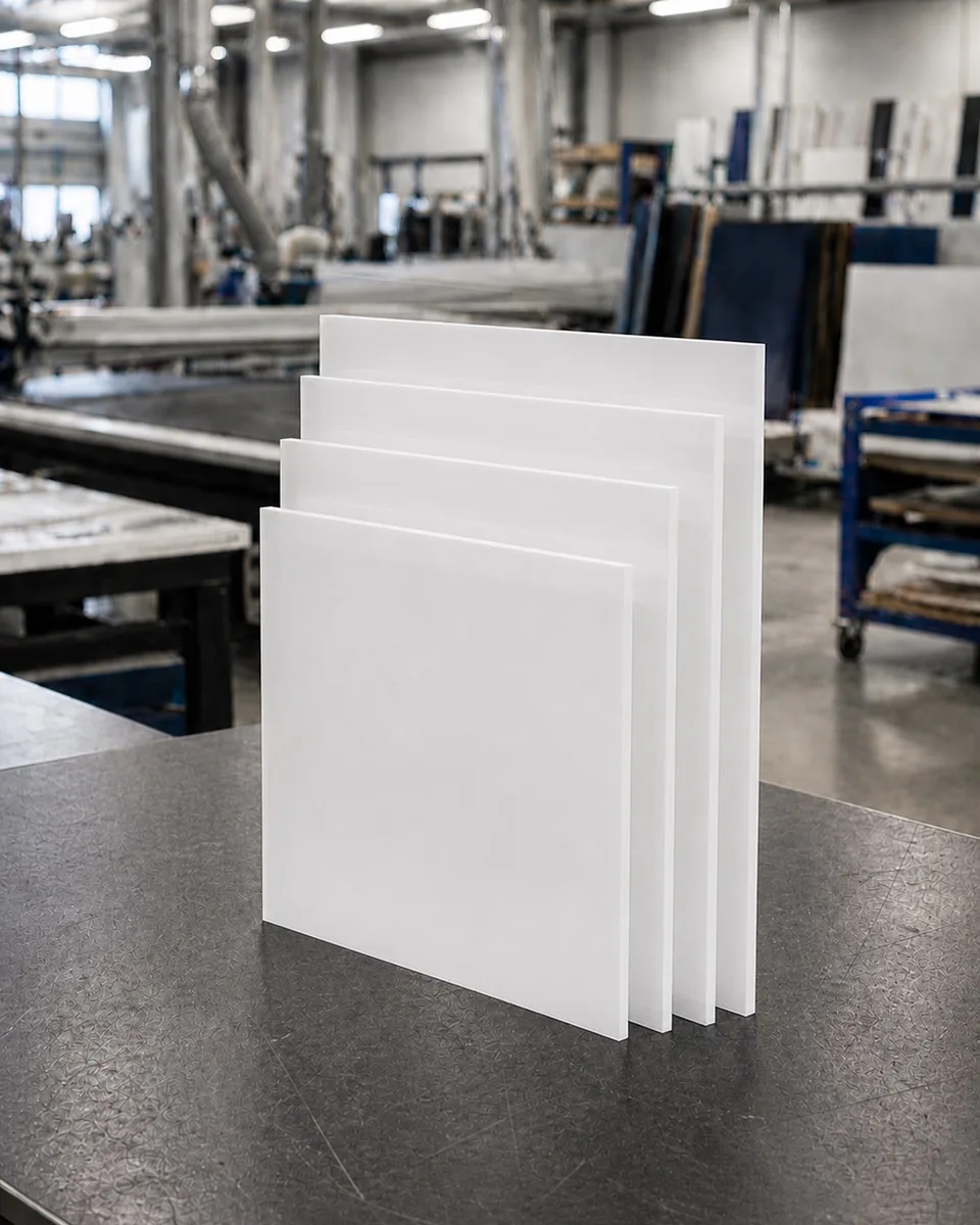 PLEXIGLAS® weiß opal – lichtdurchlässige Acrylglasplatten für Lichtwerbung und Leuchtkästen