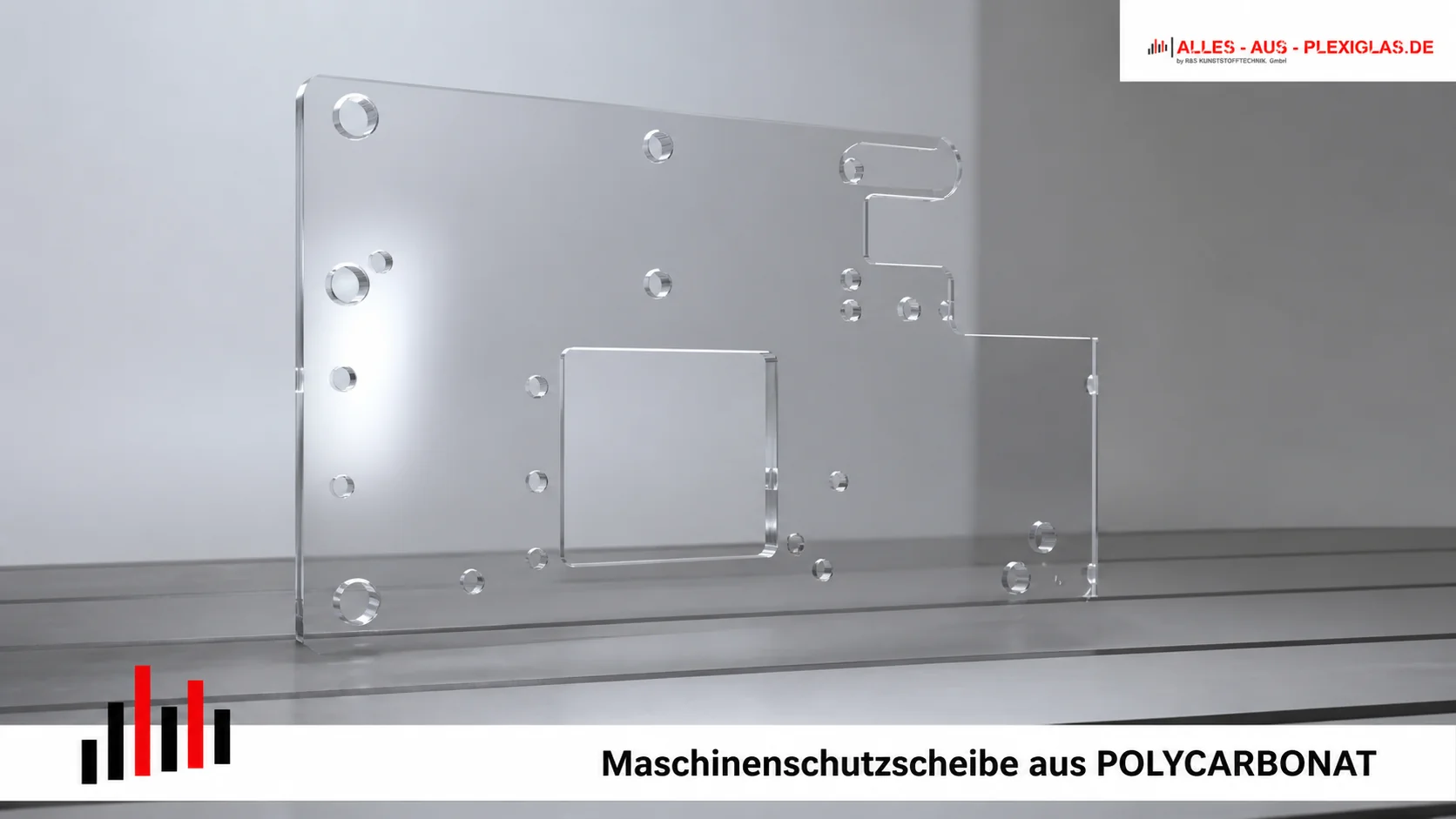 Maschinenschutzscheibe aus Polycarbonat
