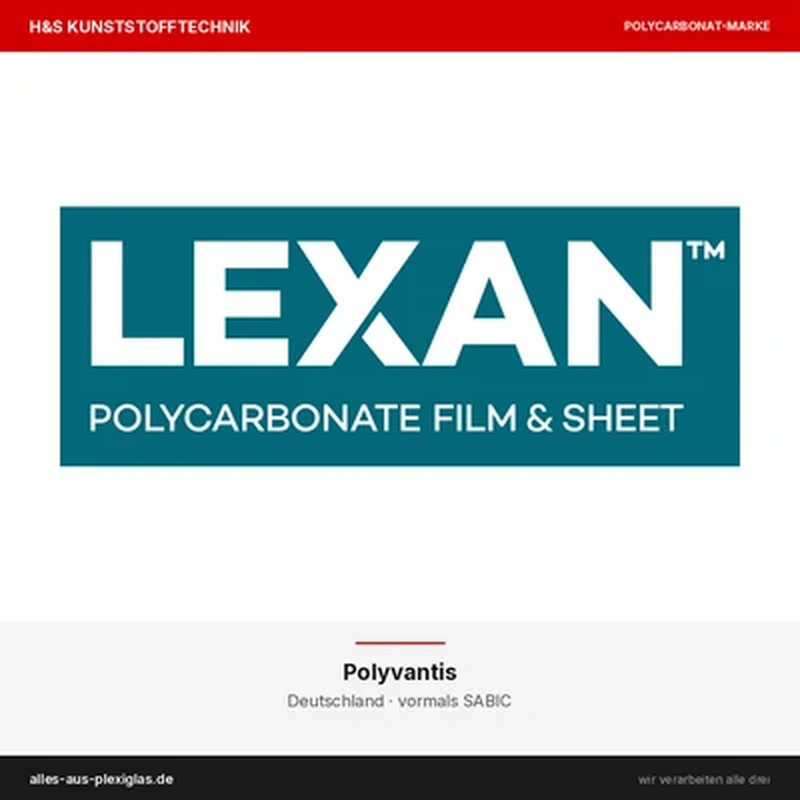 LEXAN™ Polycarbonat-Platten — Marke von Polyvantis (vormals SABIC)